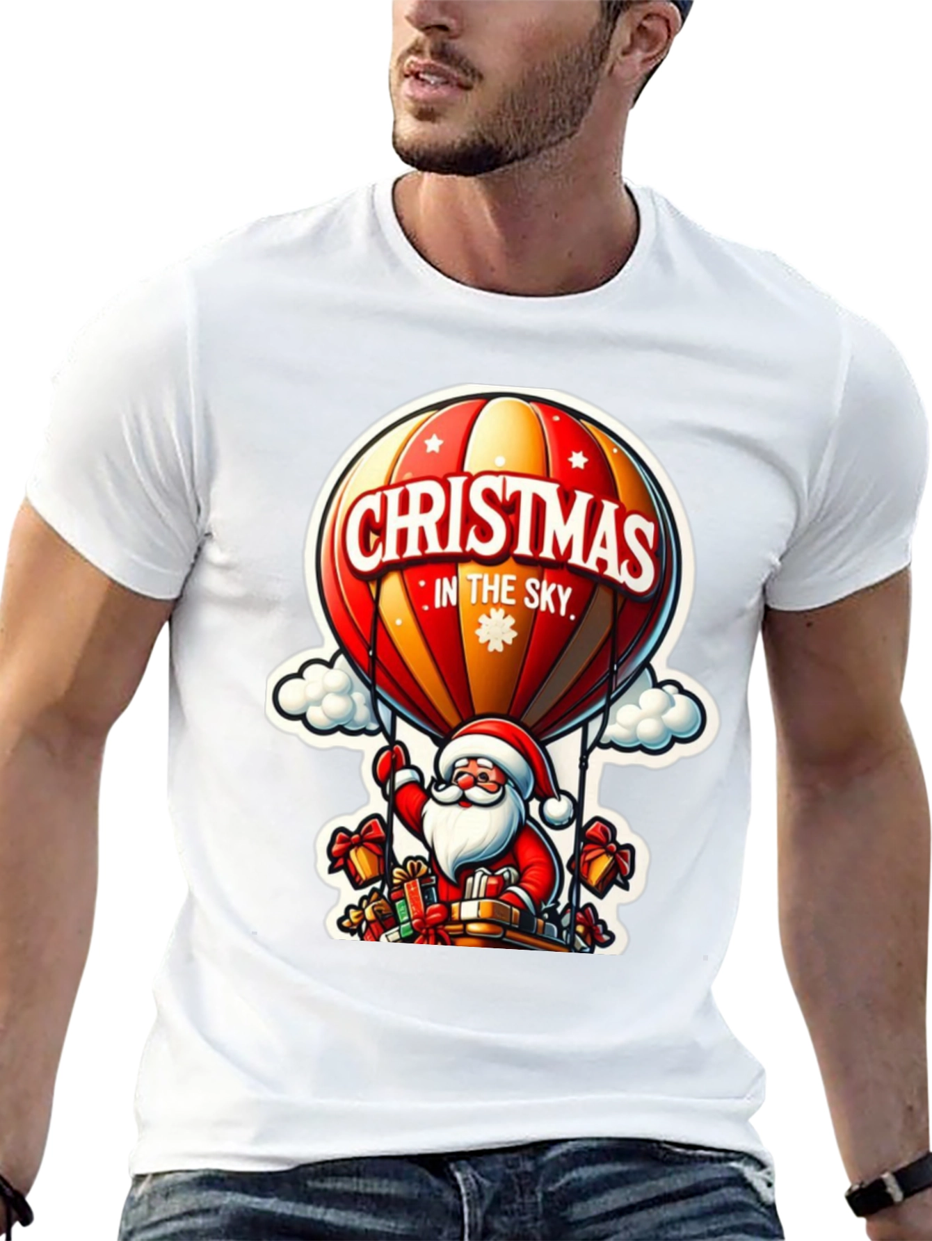 Christmas in the Sky Graphic Tee