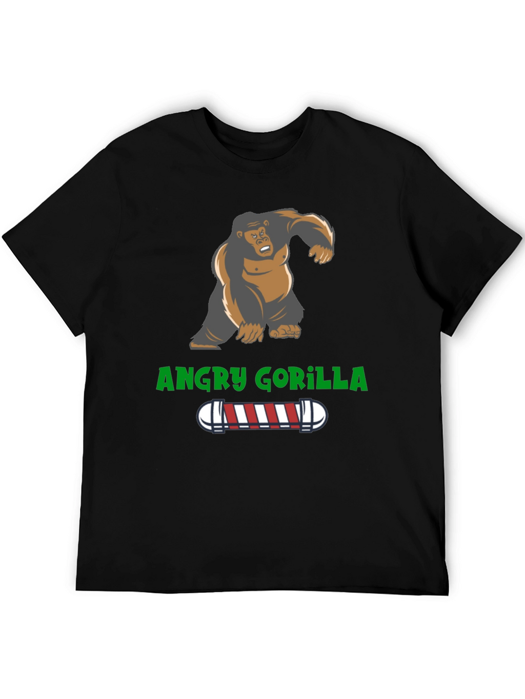 Angry Gorilla Barber T-Shirt - Unique Design