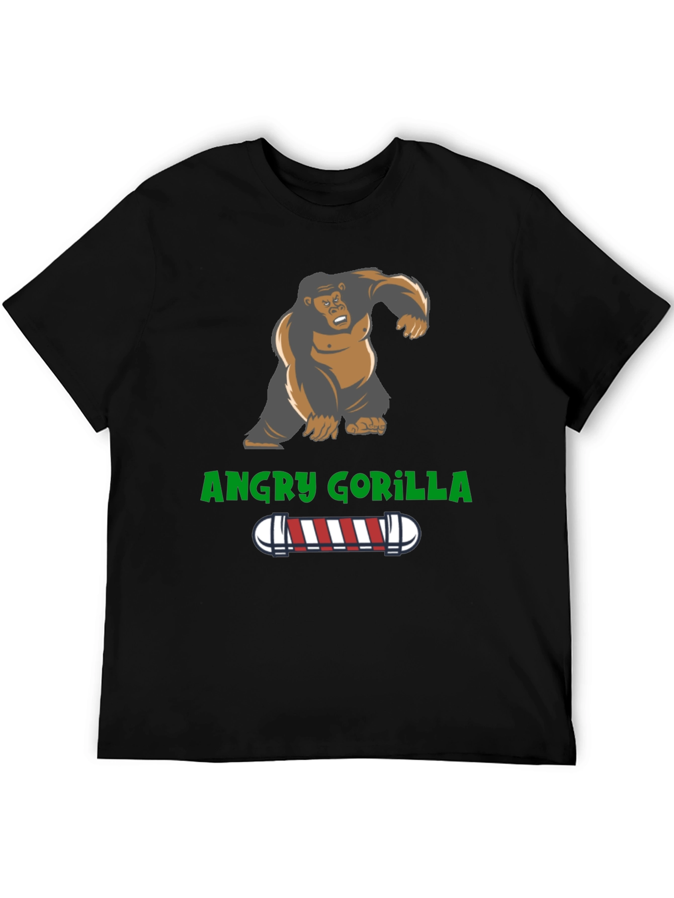 Angry Gorilla Barber T-Shirt - Unique Design