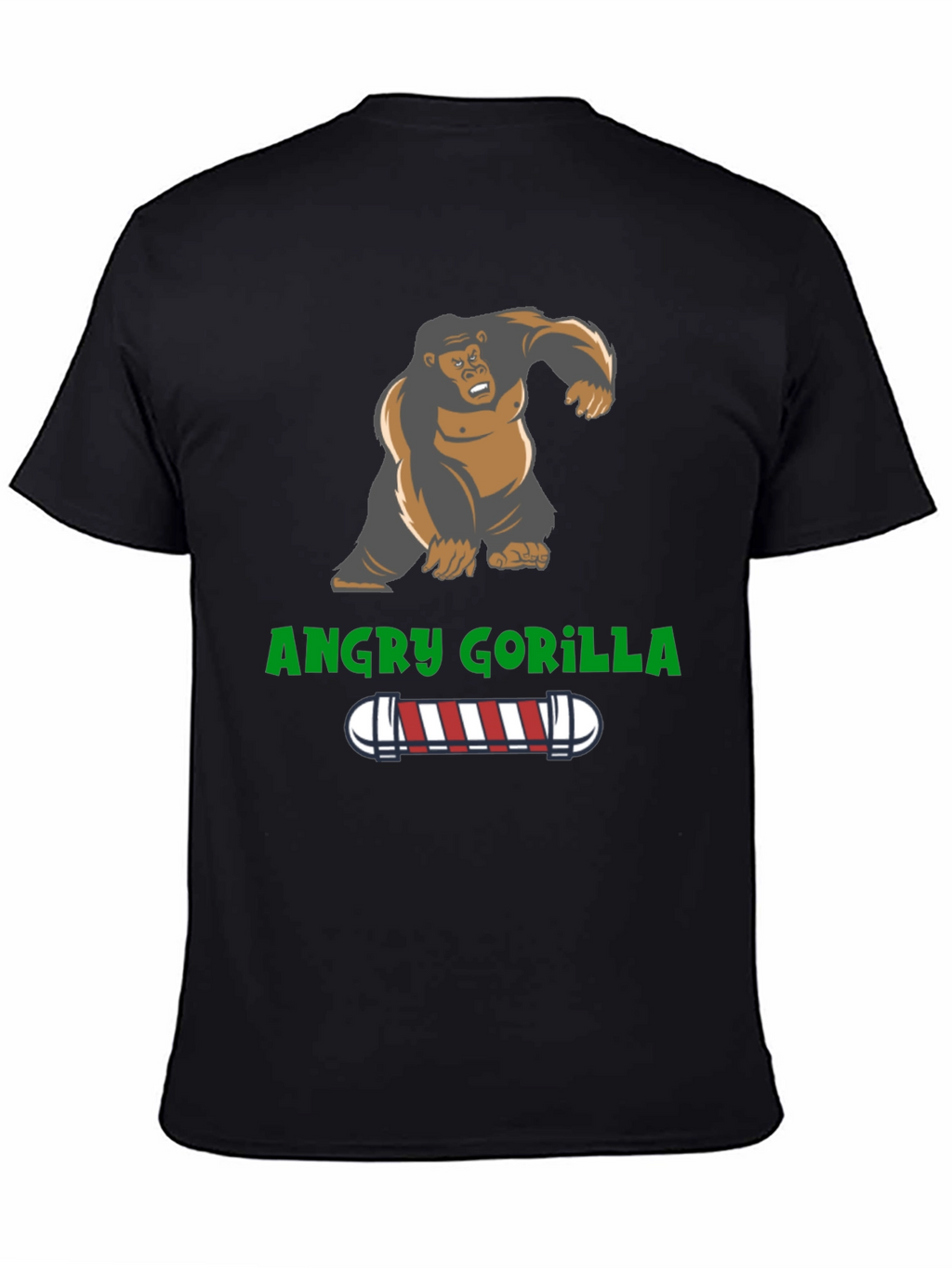 Angry Gorilla Barber T-Shirt - Unique Design
