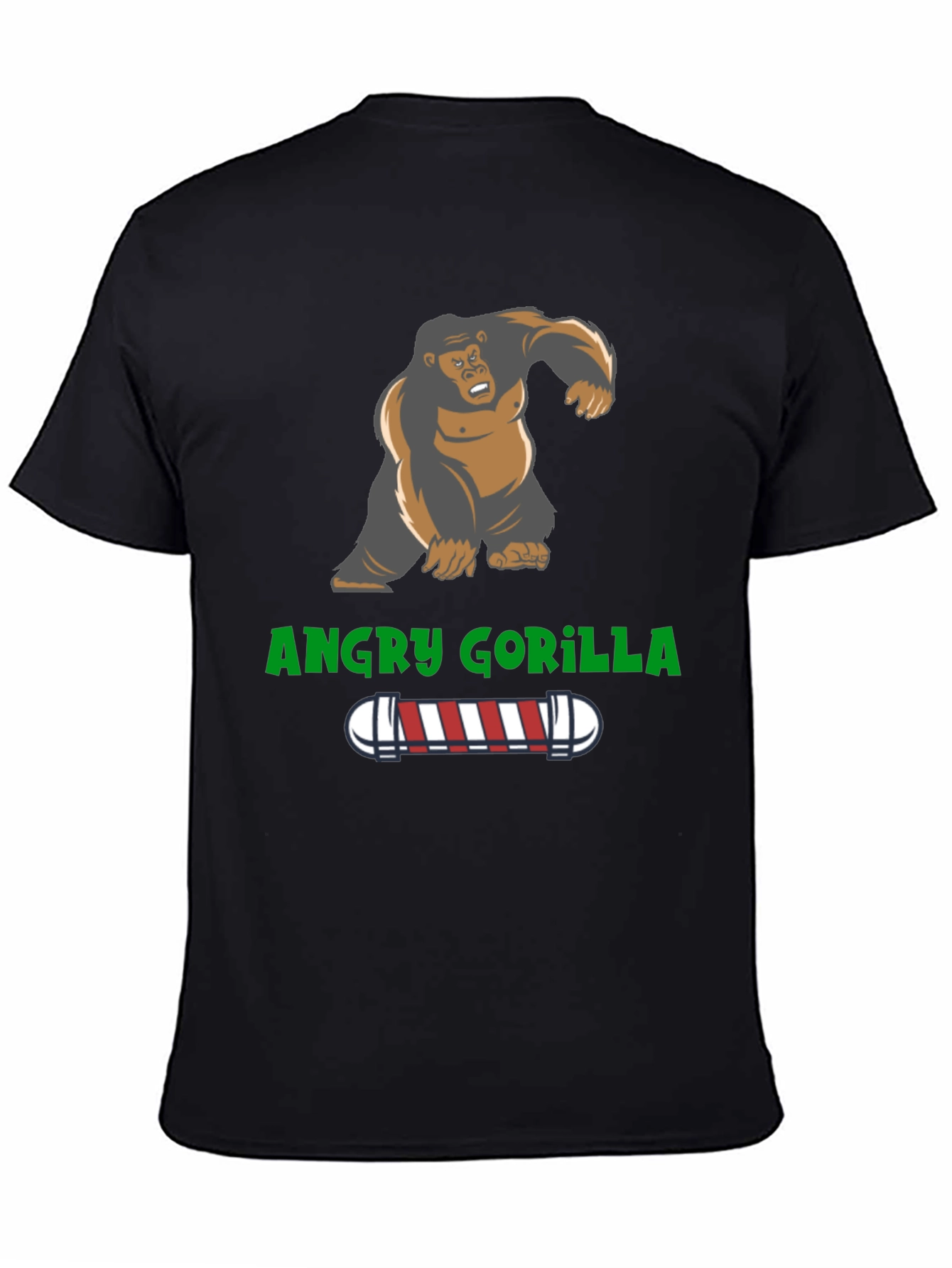 Angry Gorilla Barber T-Shirt - Unique Design