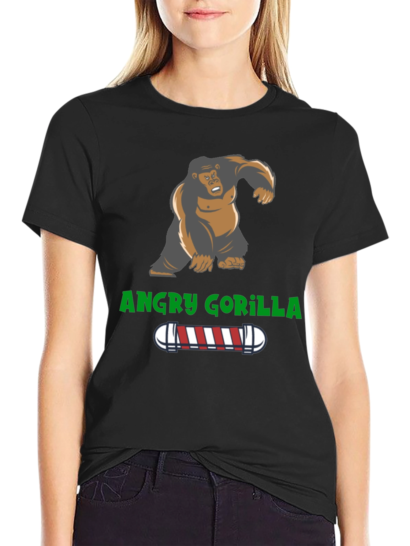 Angry Gorilla Barber T-Shirt - Unique Design