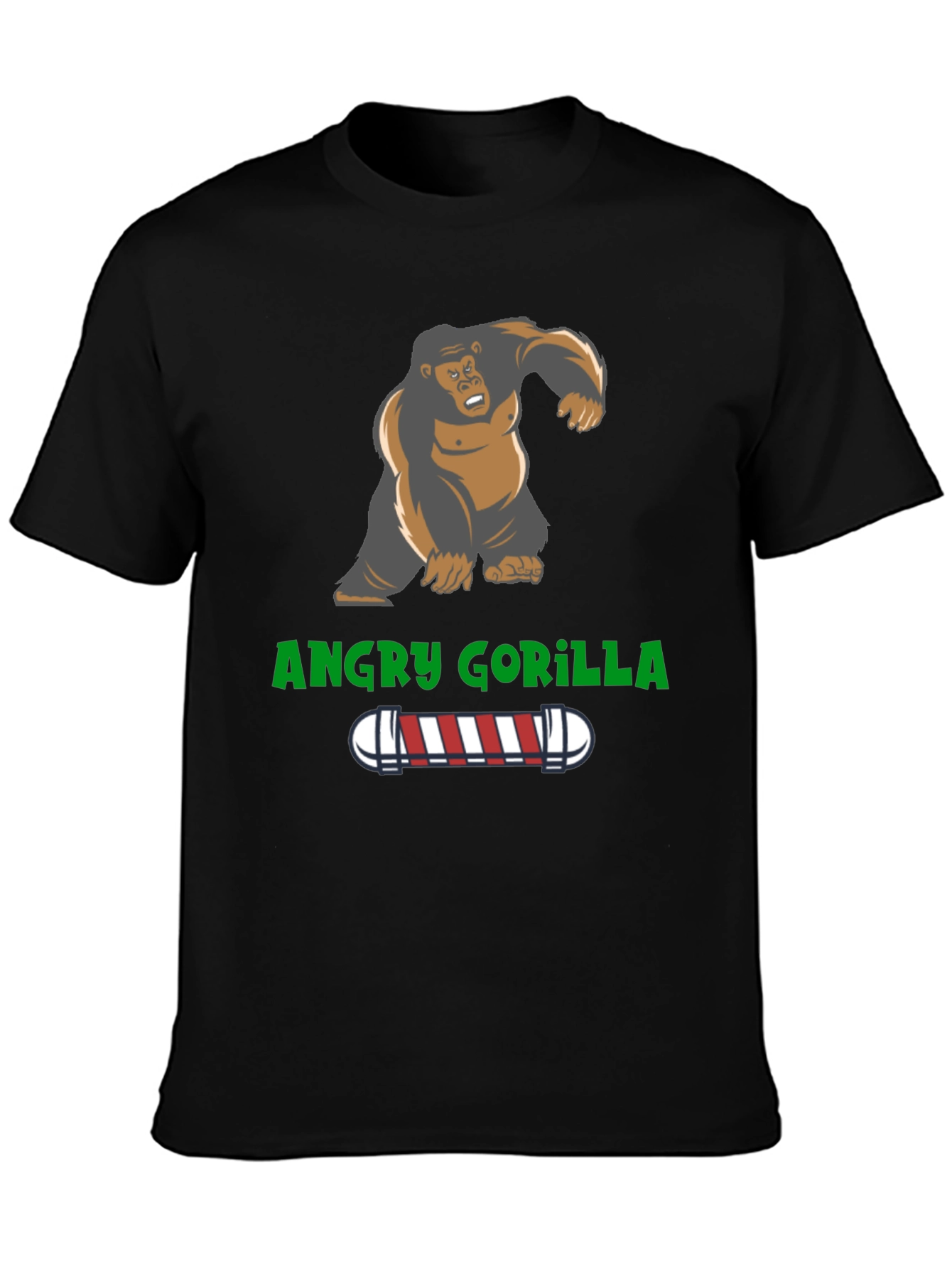 Angry Gorilla Barber T-Shirt - Unique Design