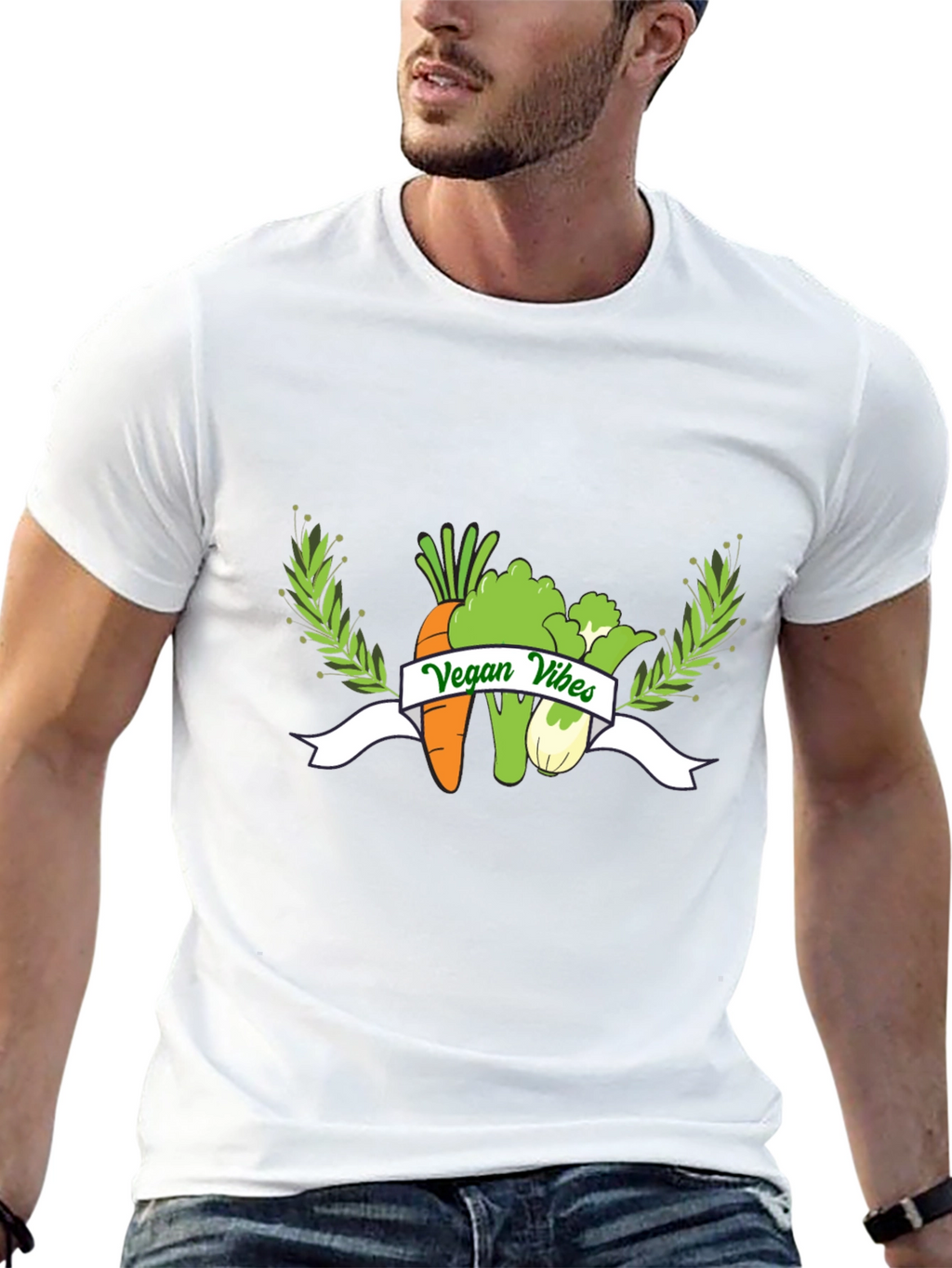 Vegan Vibes Black T-Shirt