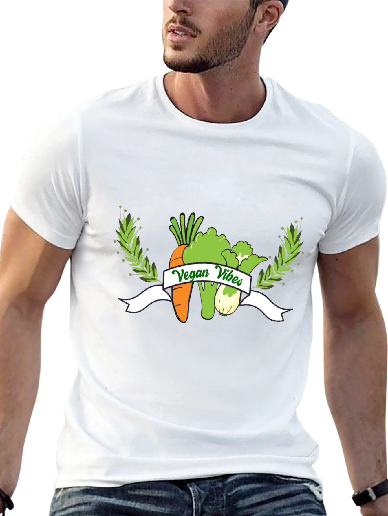 Vegan Vibes Black T-Shirt