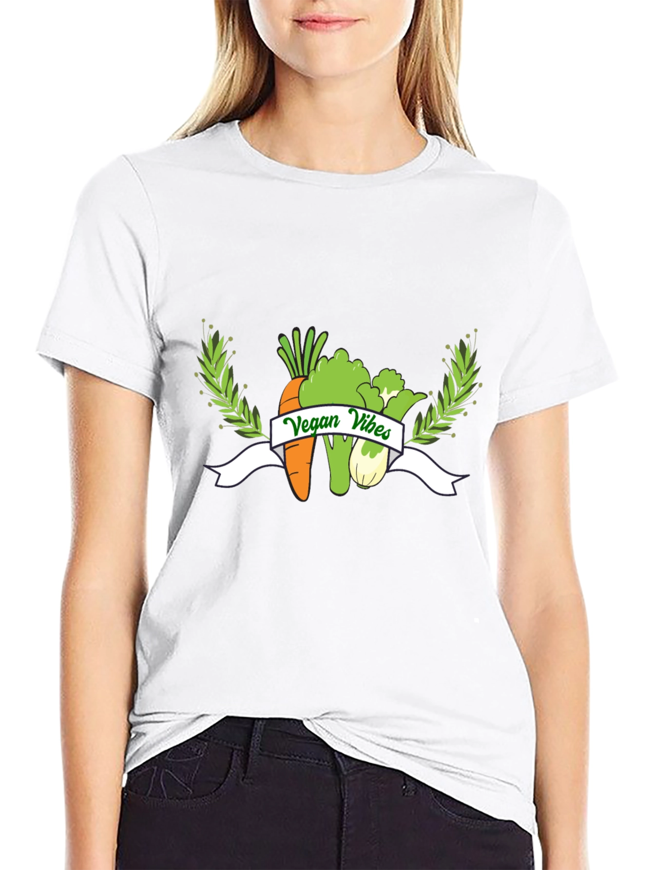 Vegan Vibes Black T-Shirt