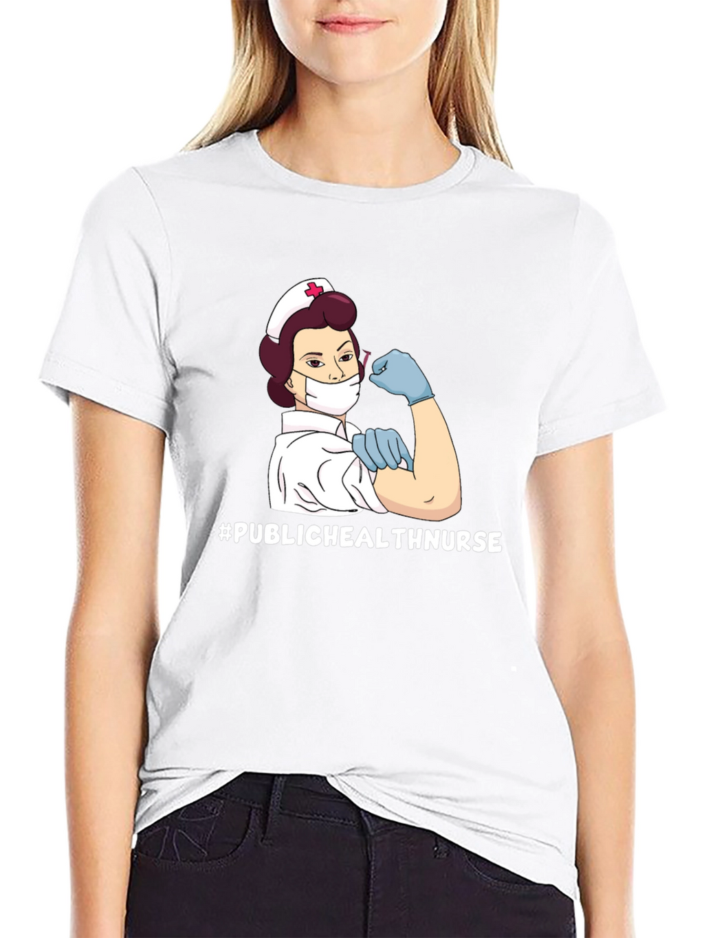 Public Health Nurse T-Shirt - Black