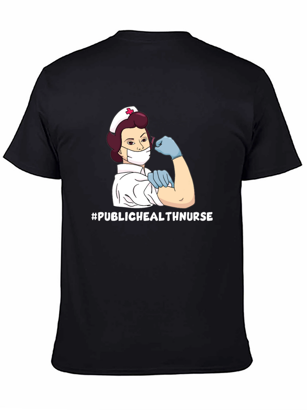 Public Health Nurse T-Shirt - Black