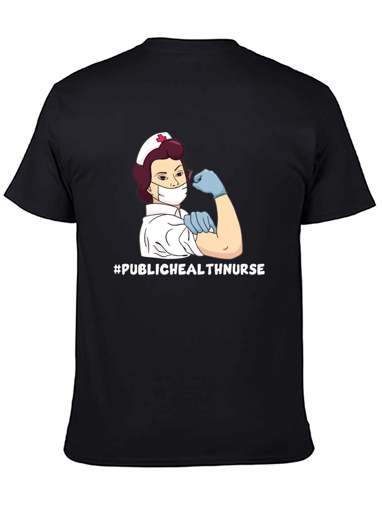 Public Health Nurse T-Shirt - Black