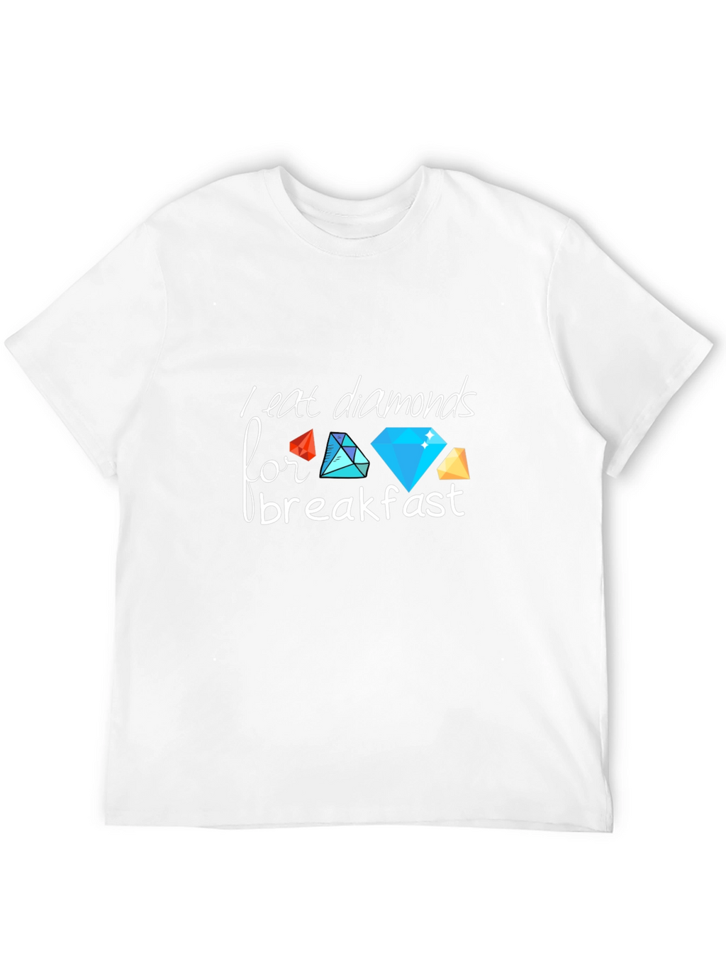 Diamond Breakfast T-Shirt - Black Graphic Tee