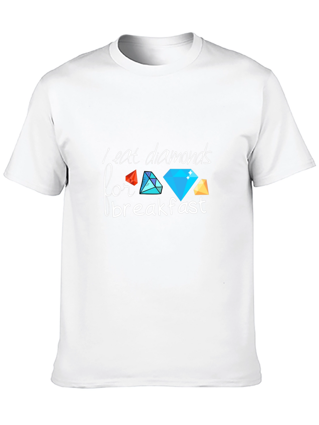 Diamond Breakfast T-Shirt - Black Graphic Tee