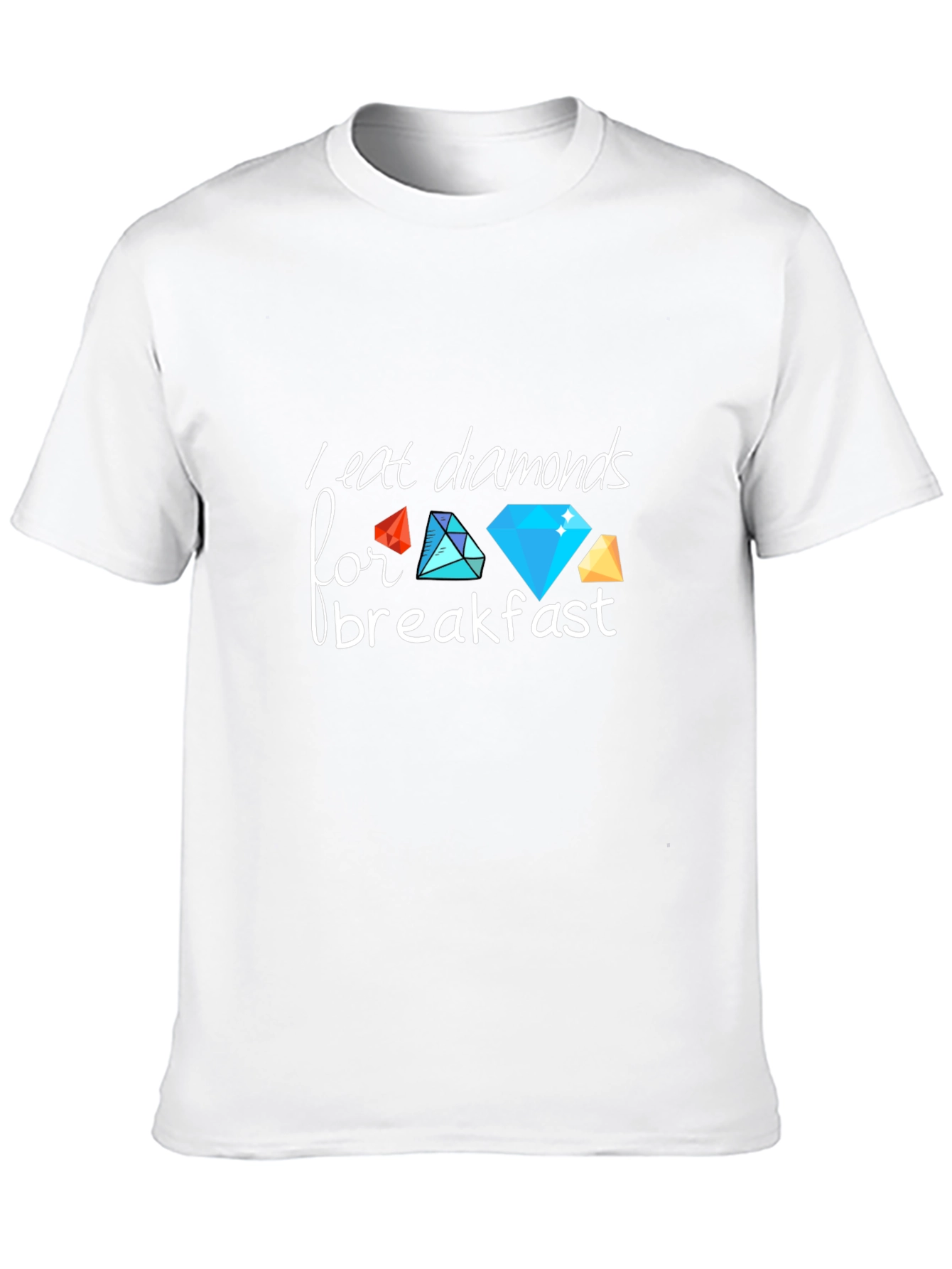 Diamond Breakfast T-Shirt - Black Graphic Tee