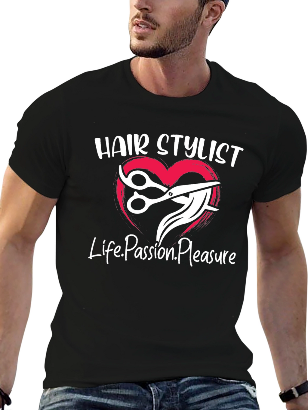 Hair Stylist Tee - Life Passion Pleasure