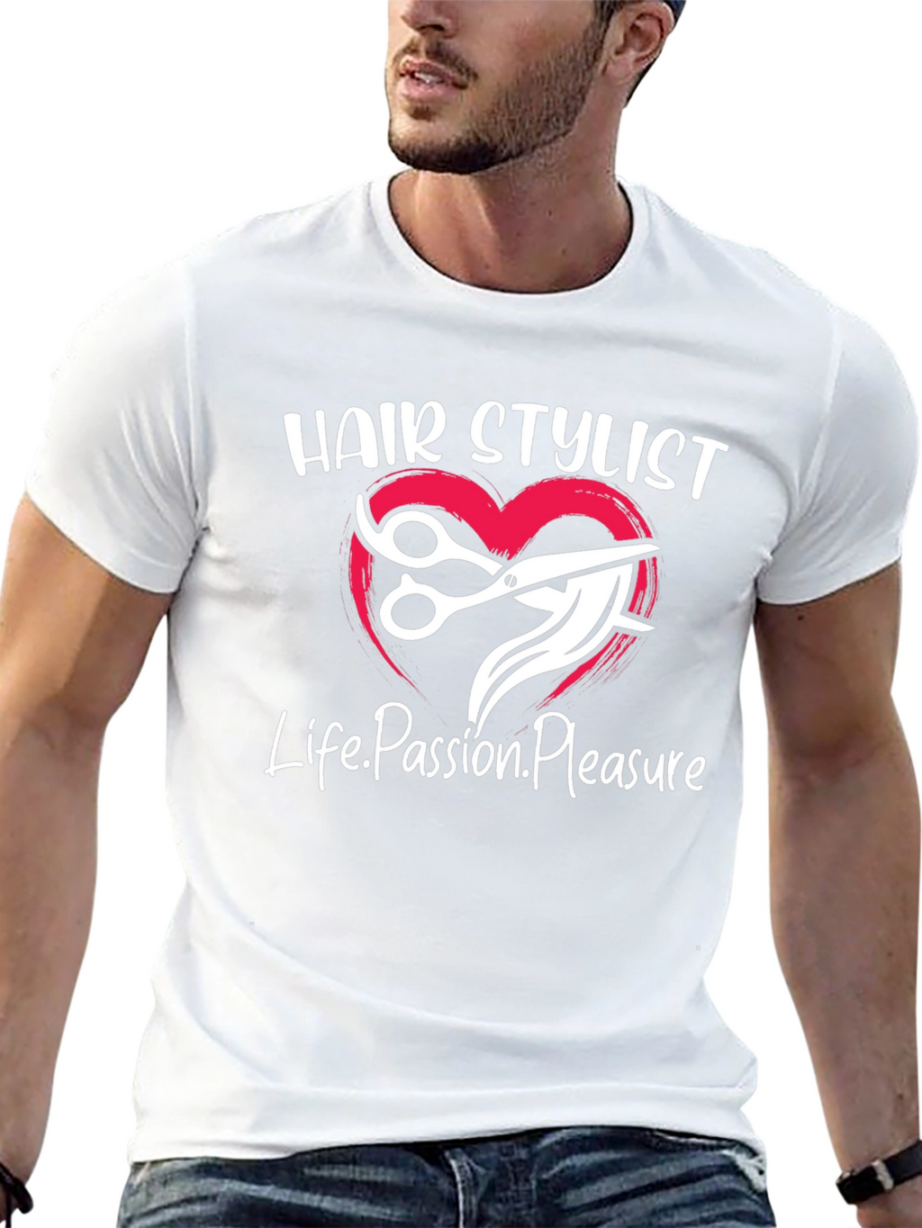 Hair Stylist Tee - Life Passion Pleasure