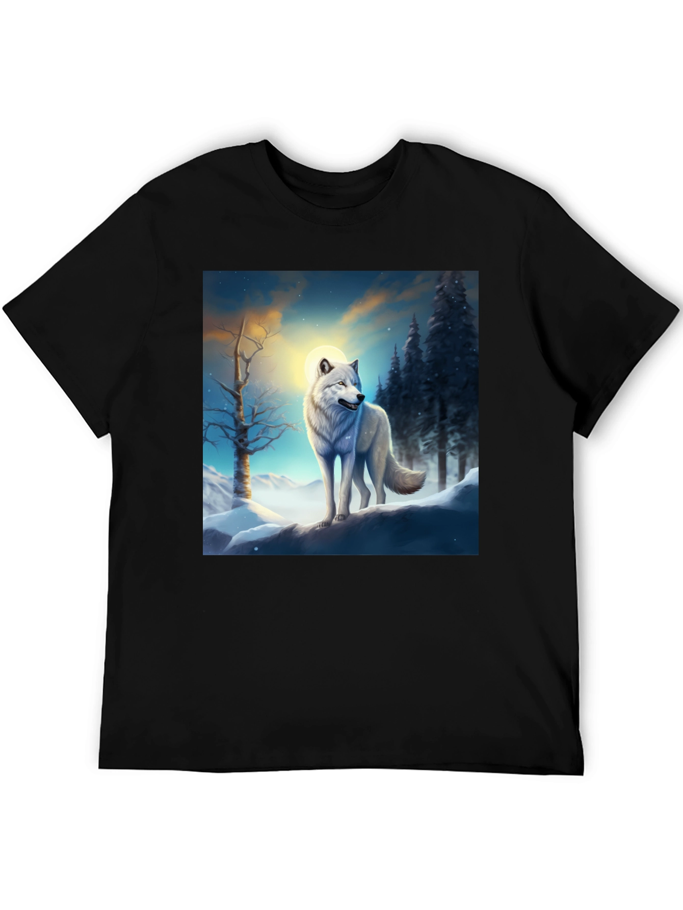 Winter Wolf Graphic T-Shirt