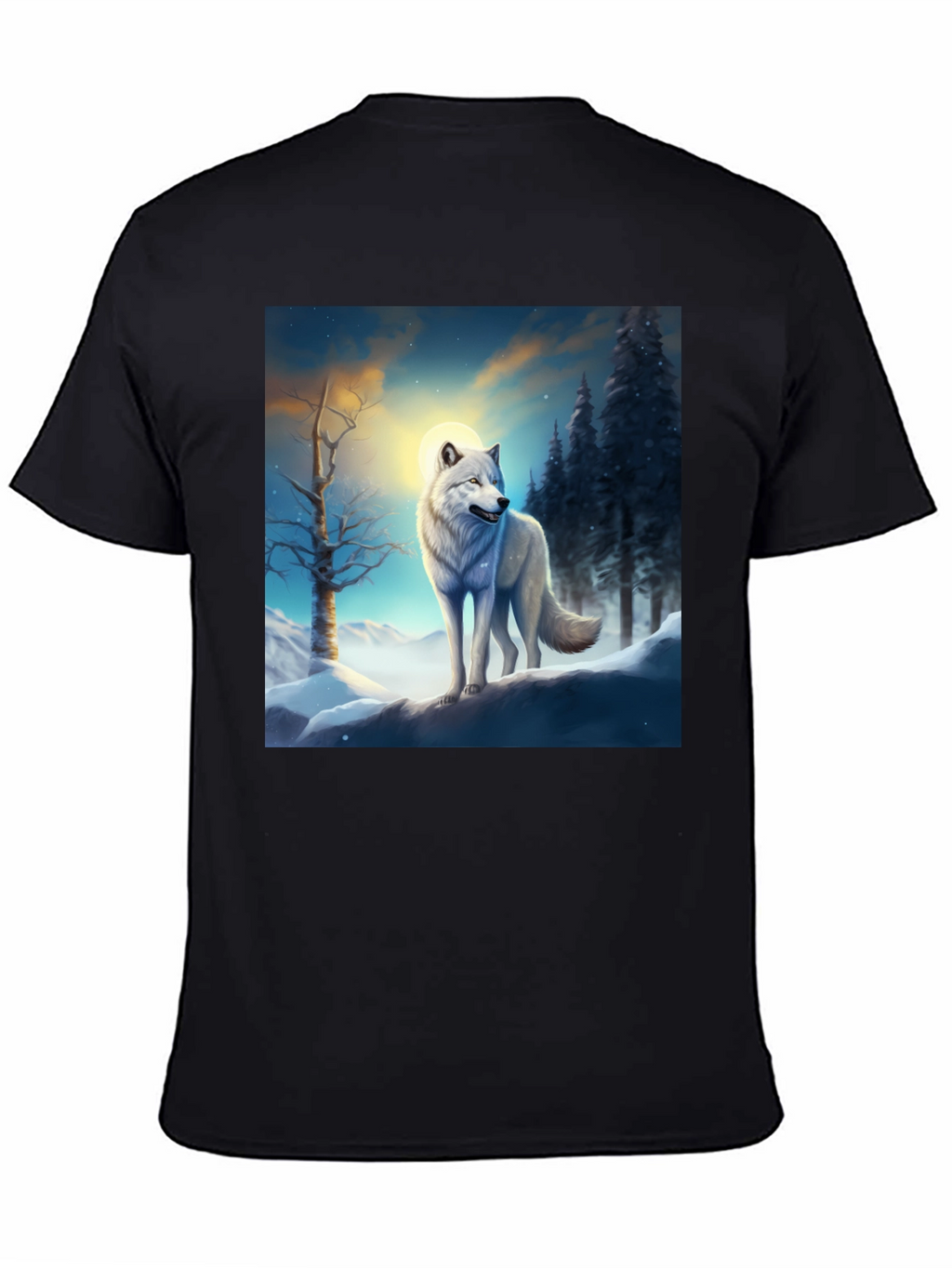 Winter Wolf Graphic T-Shirt
