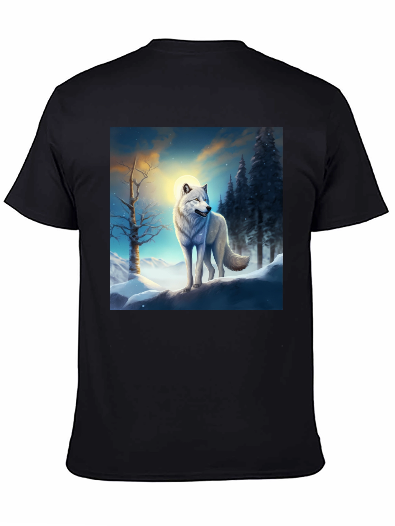 Winter Wolf Graphic T-Shirt