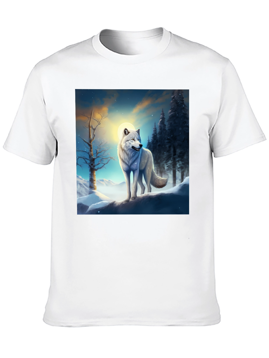 Winter Wolf Graphic T-Shirt