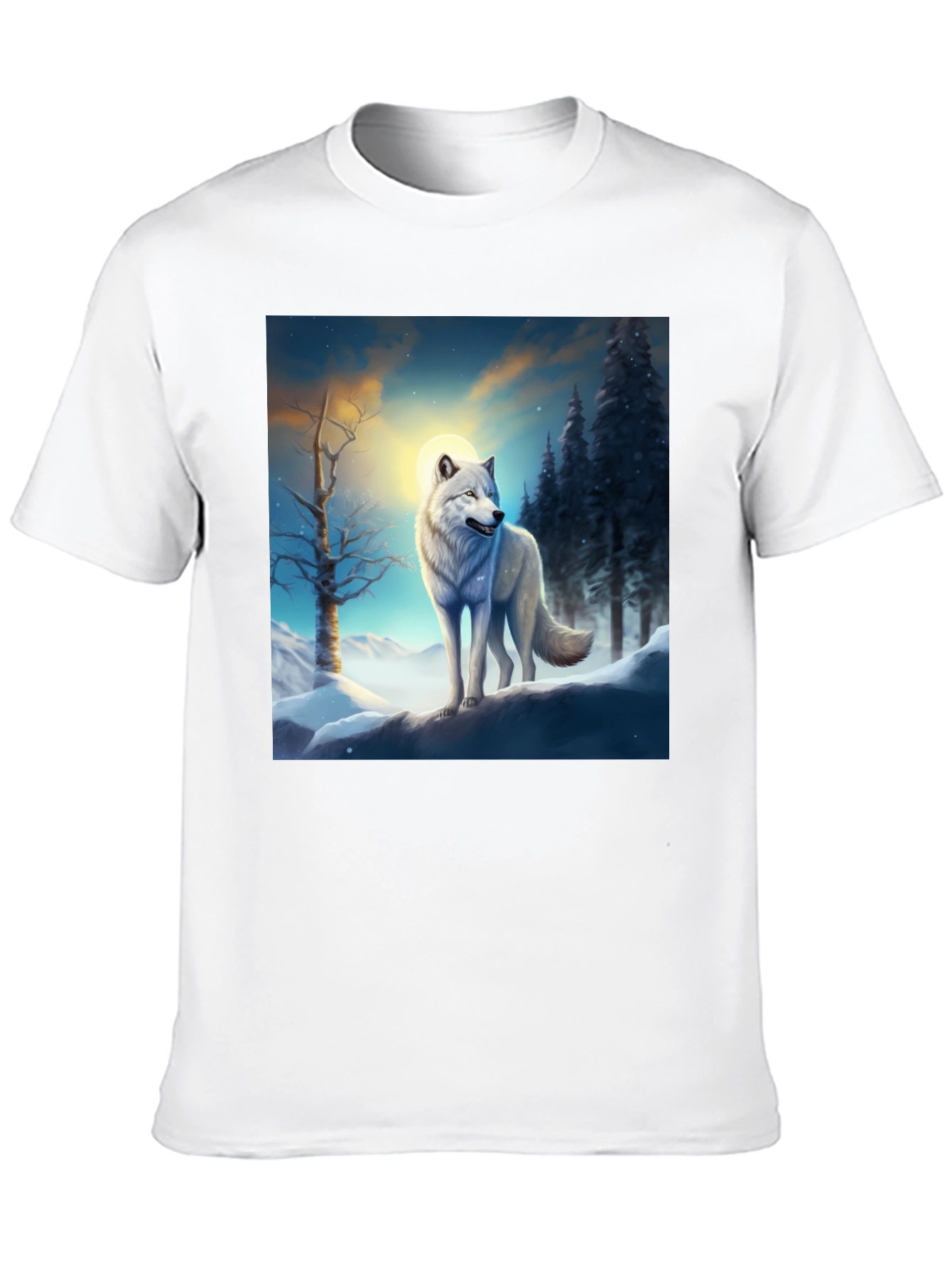 Winter Wolf Graphic T-Shirt