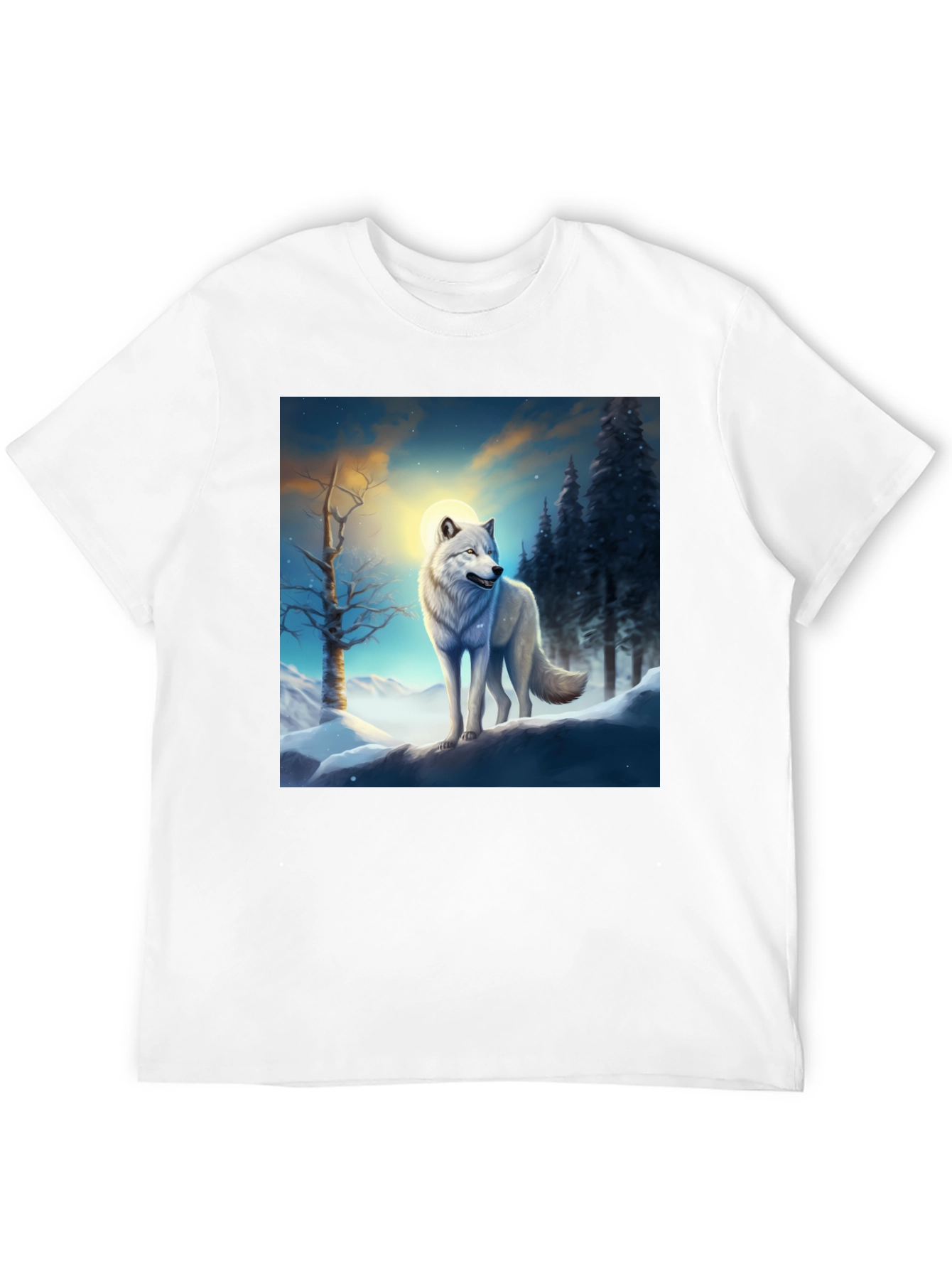 Winter Wolf Graphic T-Shirt