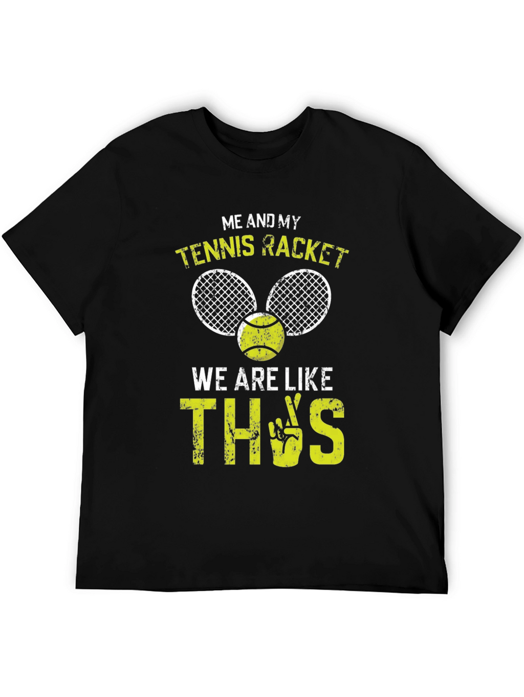 Tennis Racket Graphic T-Shirt