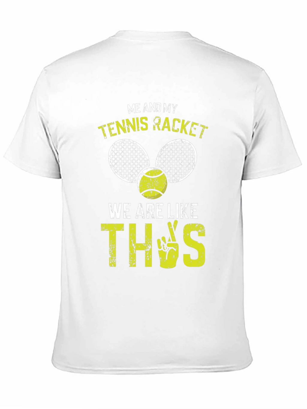 Tennis Racket Graphic T-Shirt