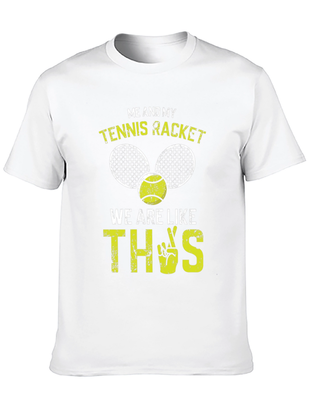 Tennis Racket Graphic T-Shirt