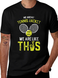 Tennis Racket Graphic T-Shirt