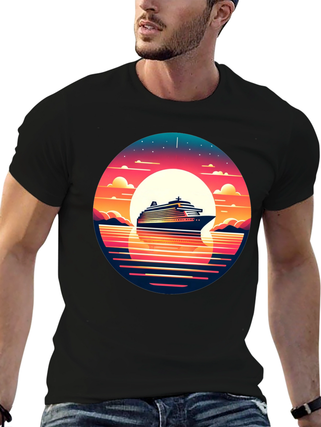 Sunset Cruise Graphic Tee
