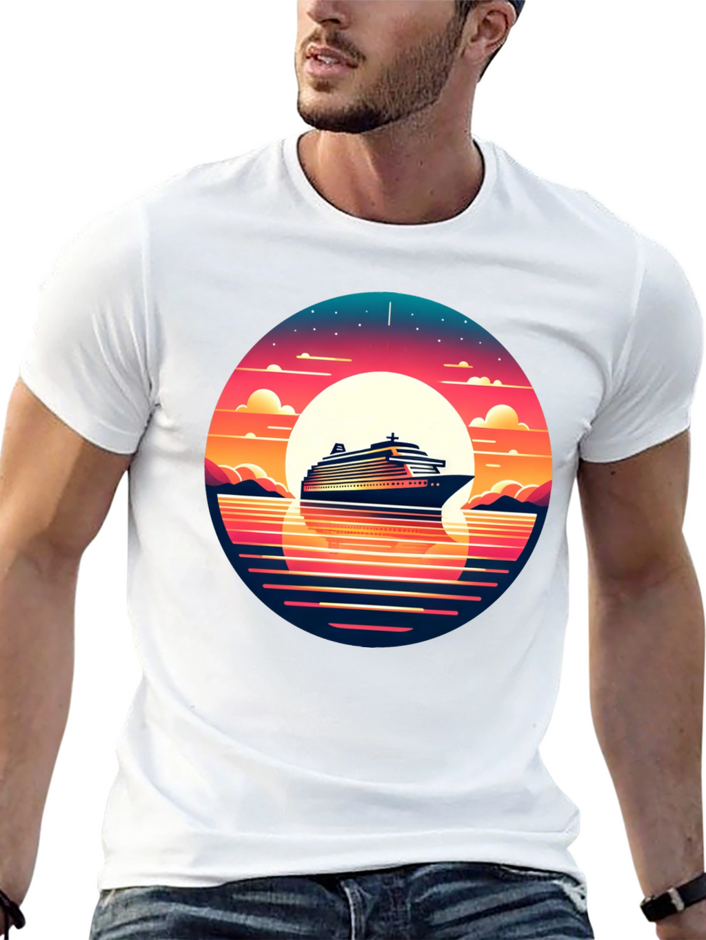 Sunset Cruise Graphic Tee