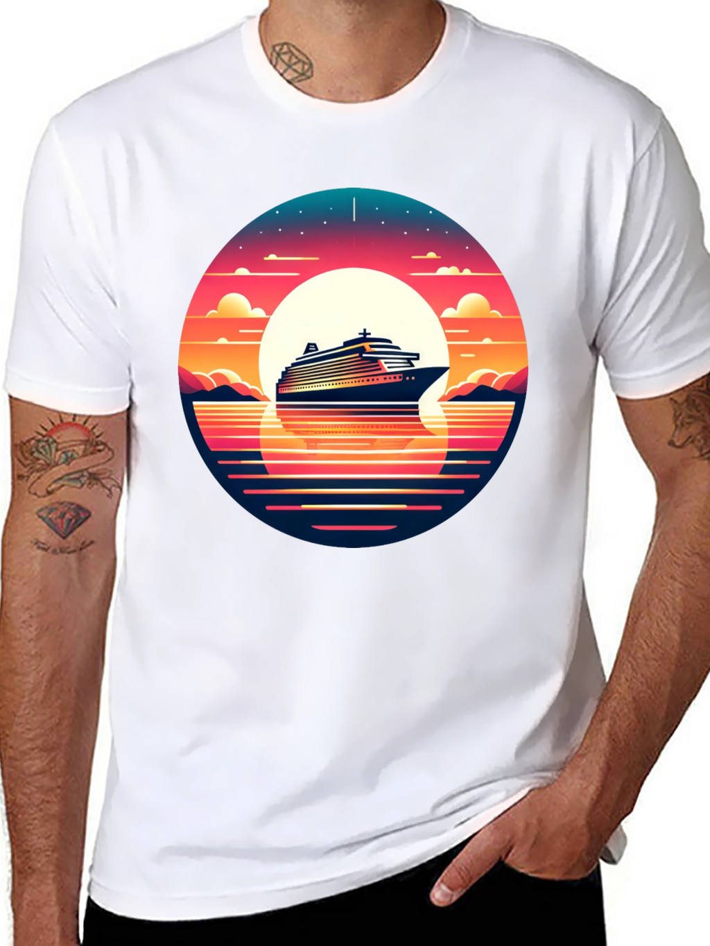 Sunset Cruise Graphic Tee