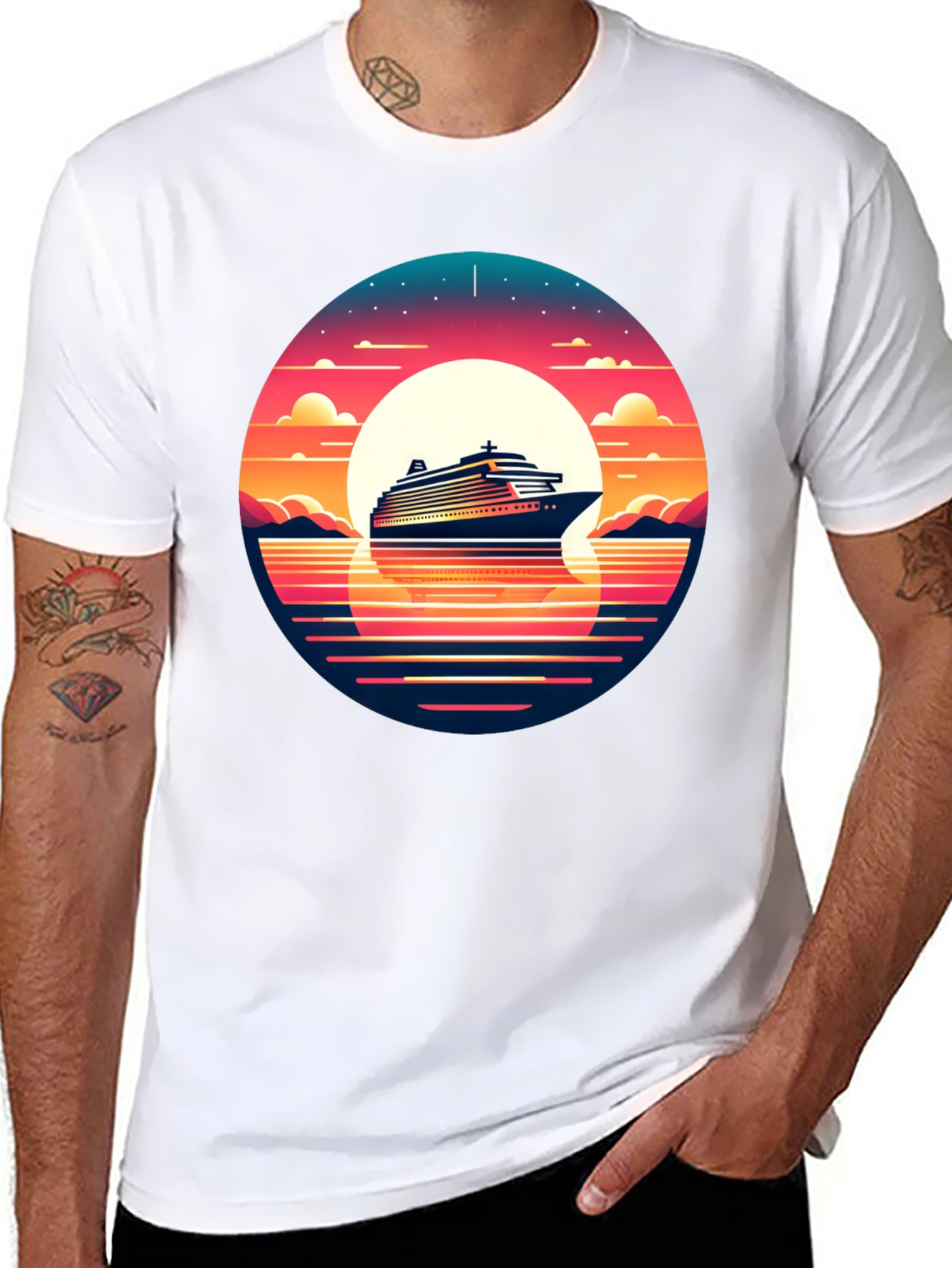 Sunset Cruise Graphic Tee
