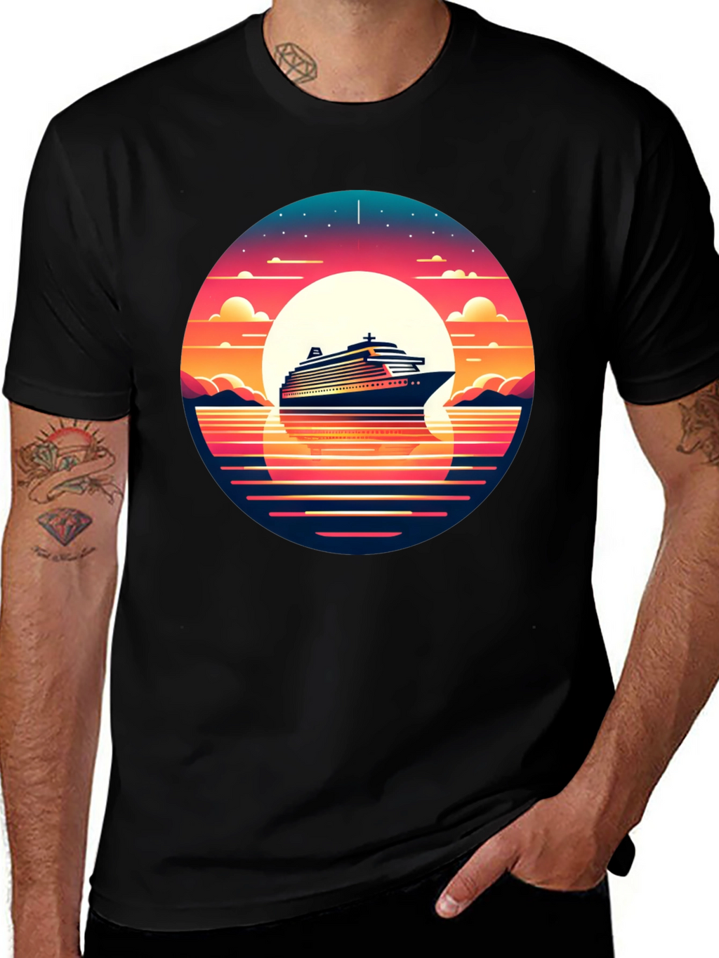 Sunset Cruise Graphic Tee