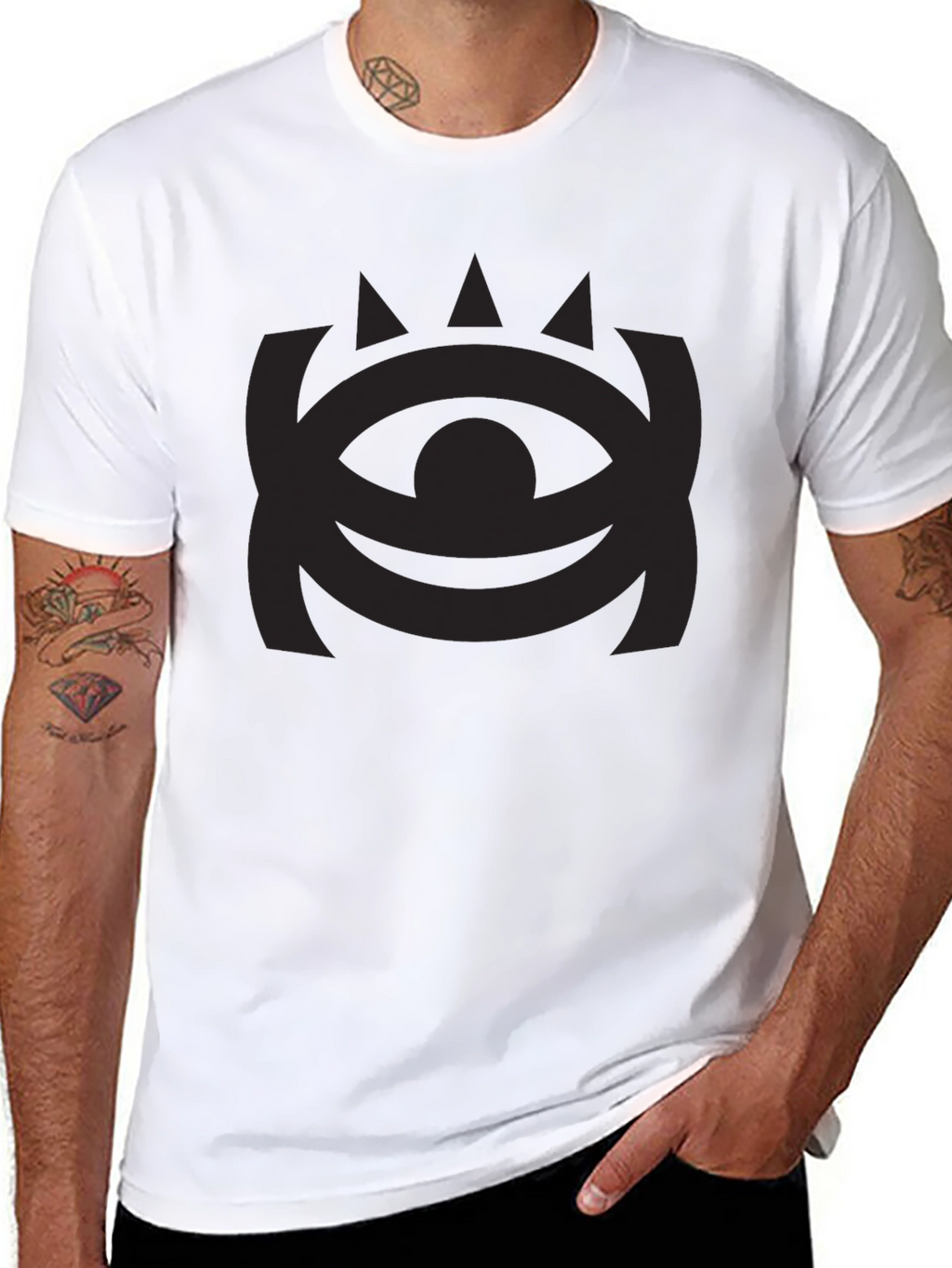 Dark Eye Graphic Tee - Mens Black T-Shirt