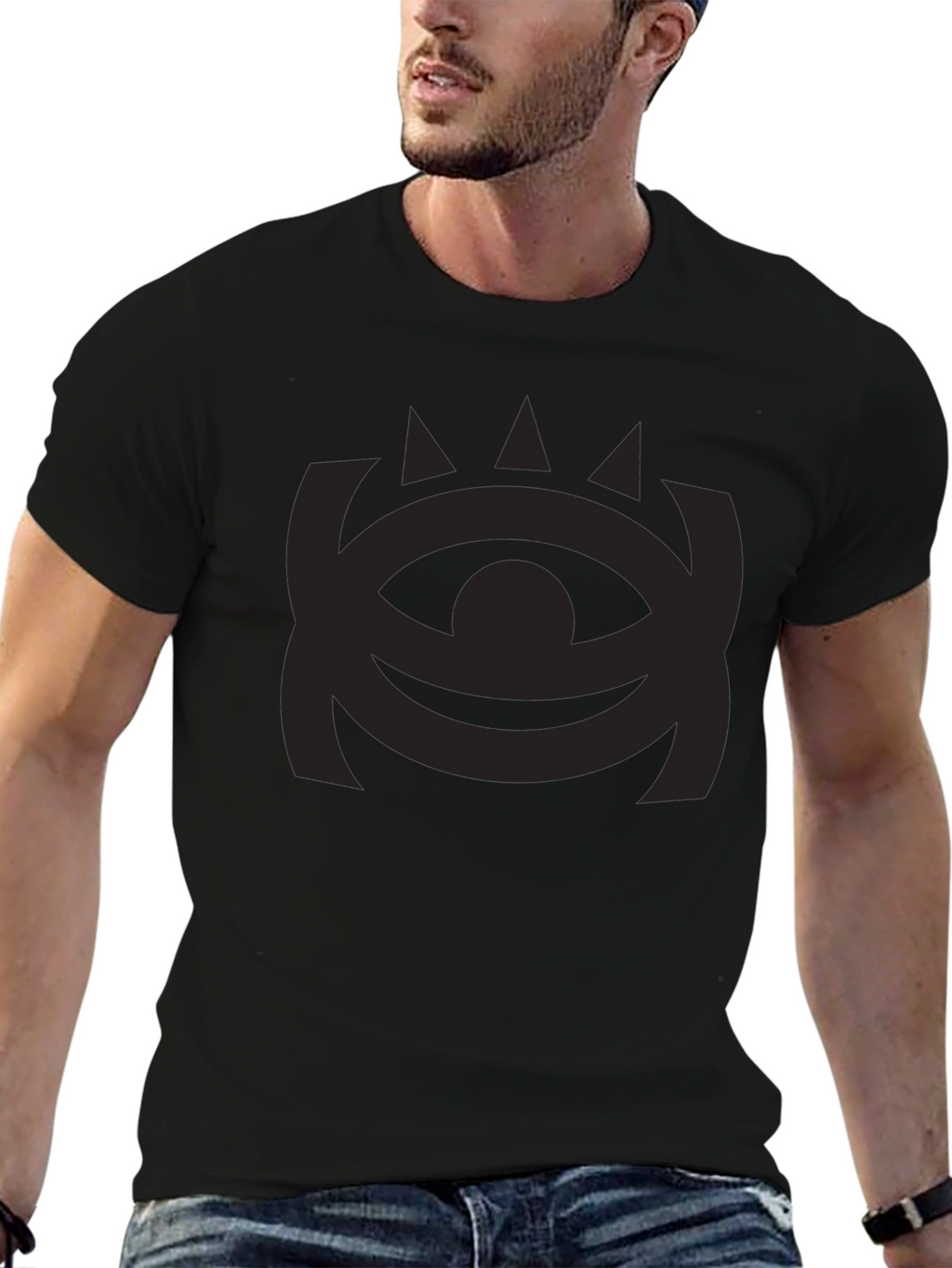Dark Eye Graphic Tee - Mens Black T-Shirt