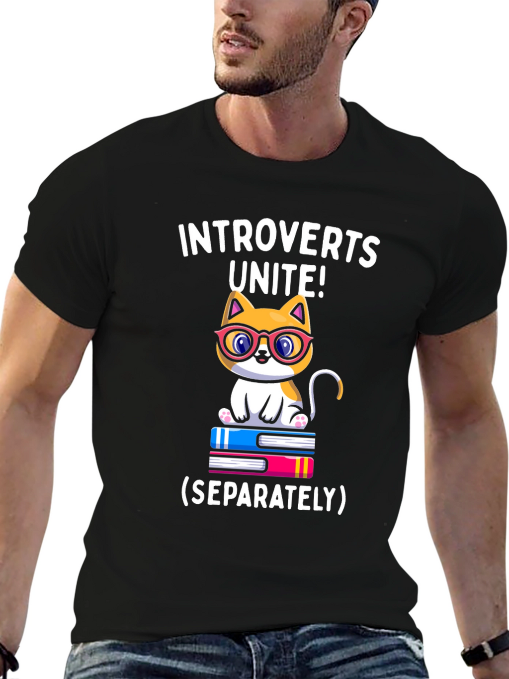 Introverts Unite Cat T-Shirt