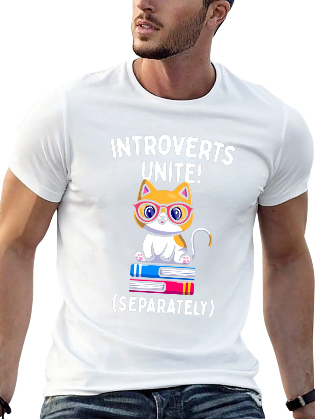 Introverts Unite Cat T-Shirt