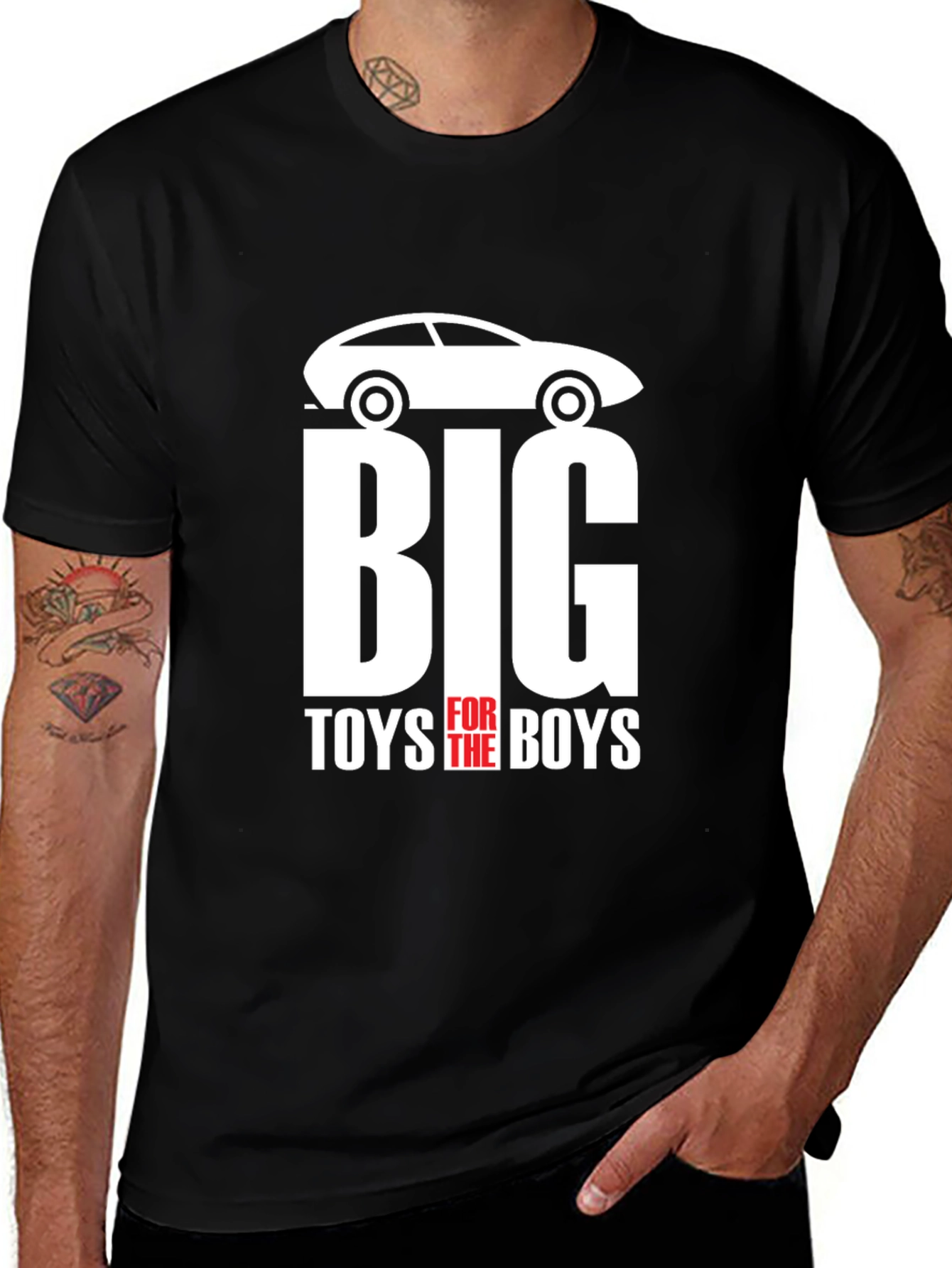 Big Toys for Boys Graphic Tee - Car Enthusiast T-Shirt