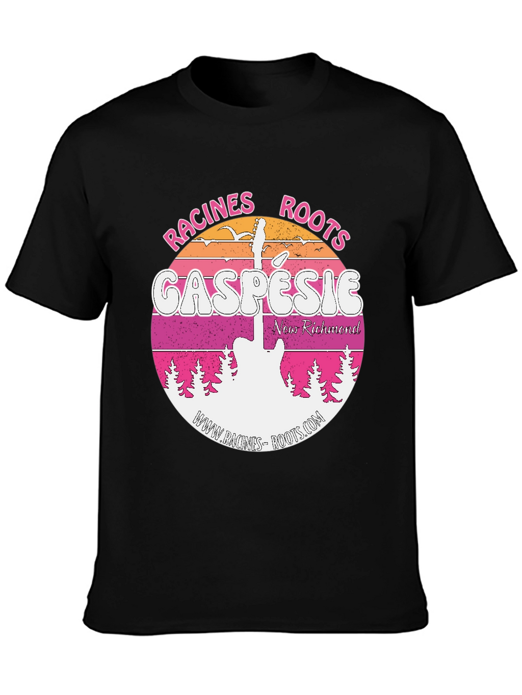 Racines Roots Gaspesie Black T-Shirt