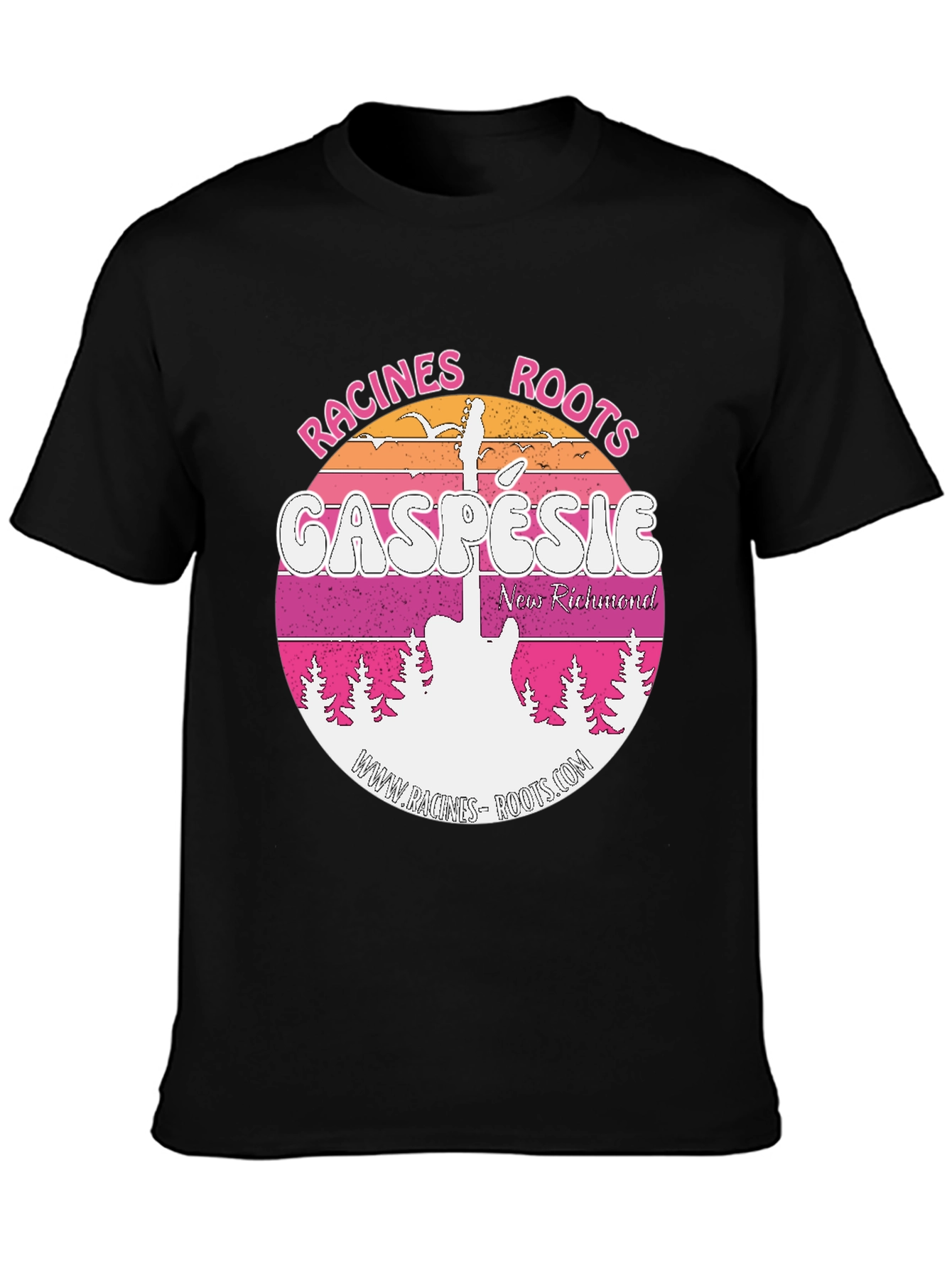 Racines Roots Gaspesie Black T-Shirt