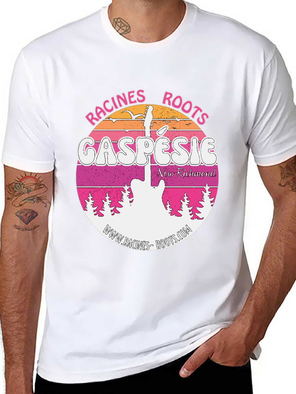 Racines Roots Gaspesie Black T-Shirt