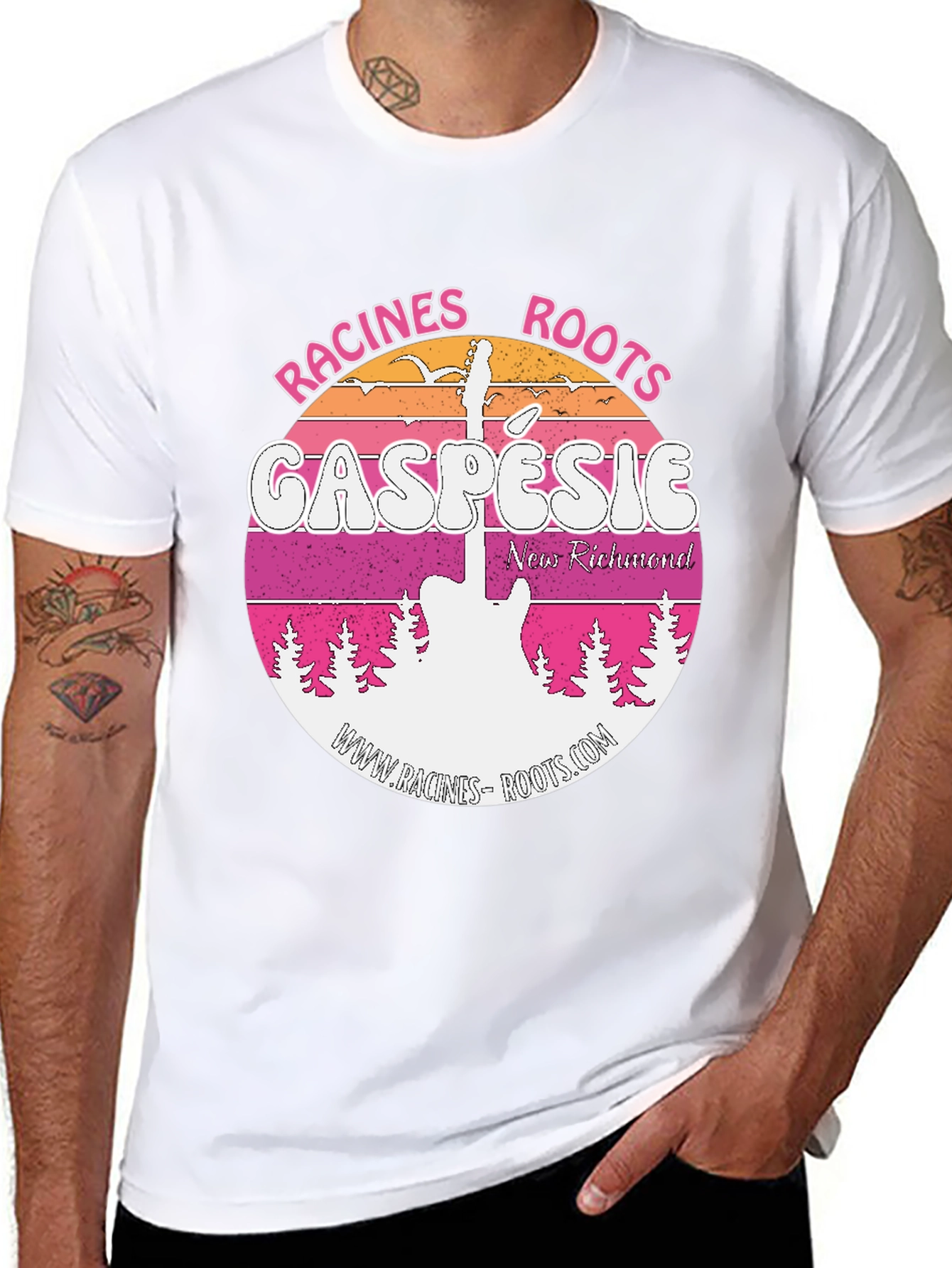 Racines Roots Gaspesie Black T-Shirt