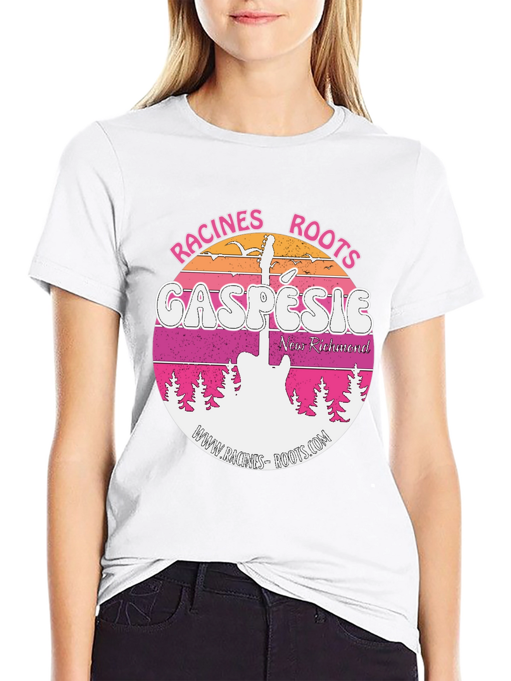 Racines Roots Gaspesie Black T-Shirt