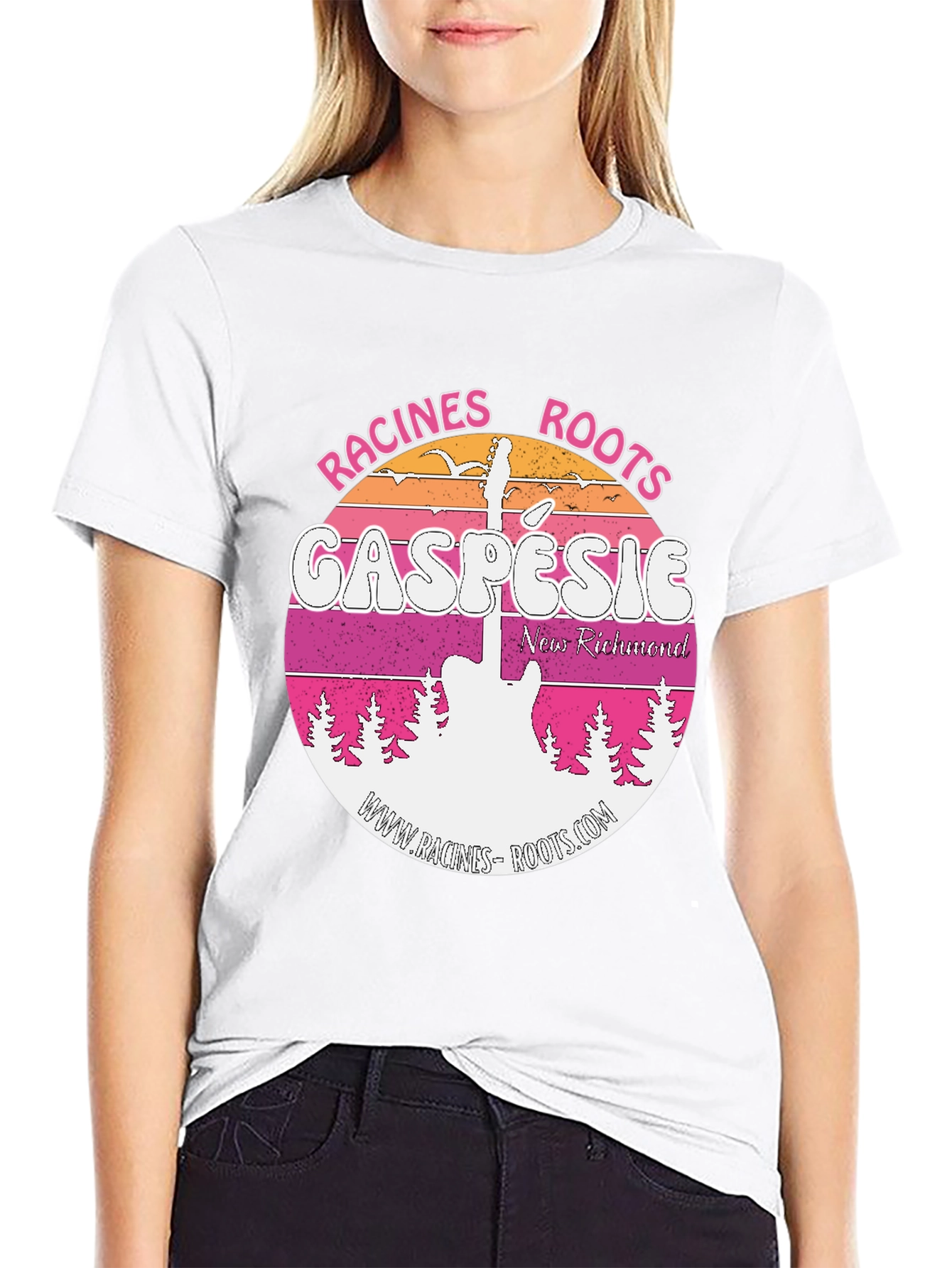 Racines Roots Gaspesie Black T-Shirt