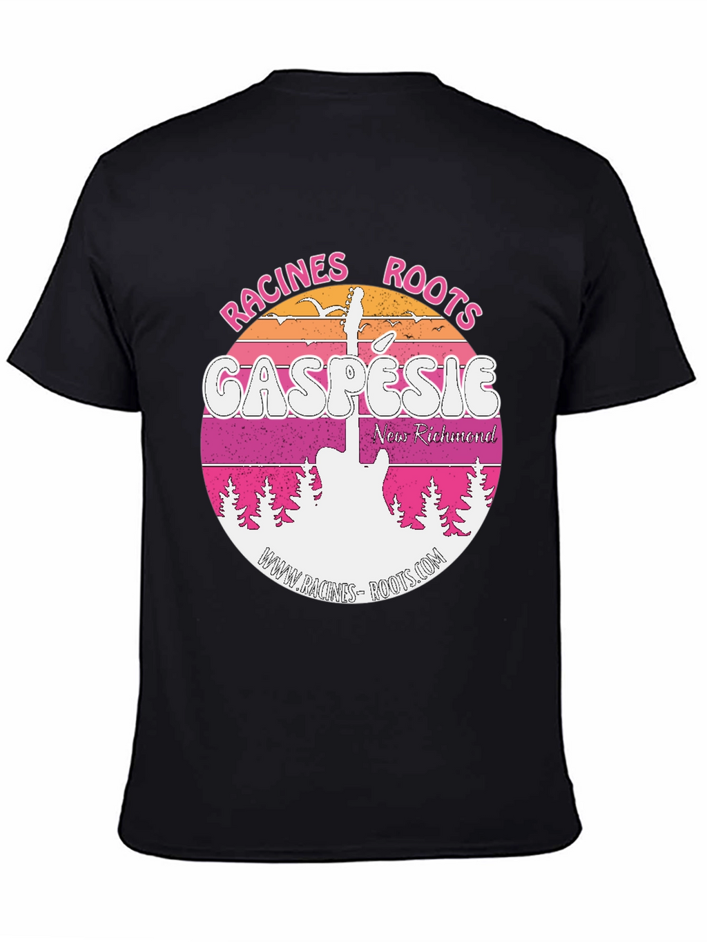 Racines Roots Gaspesie Black T-Shirt