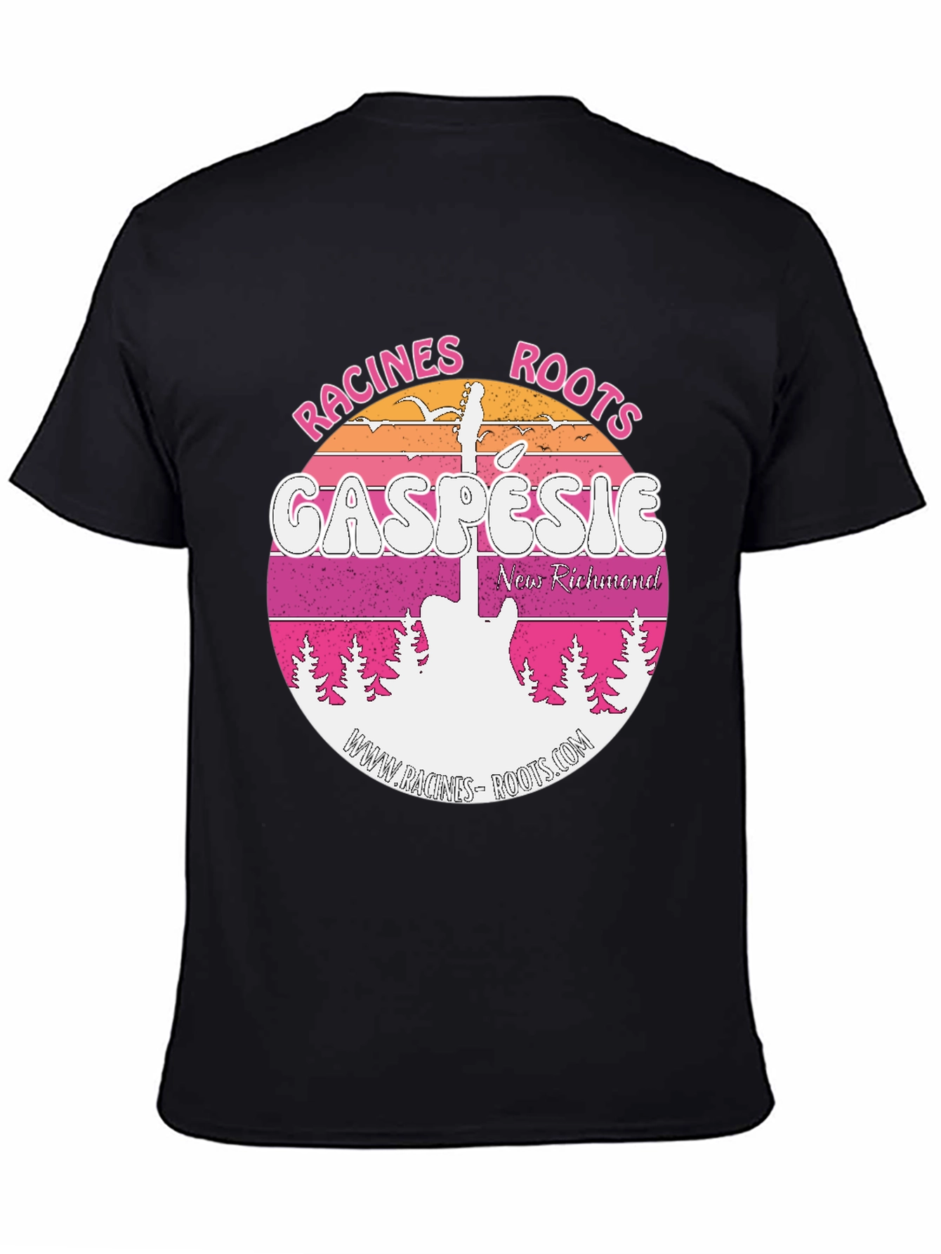 Racines Roots Gaspesie Black T-Shirt