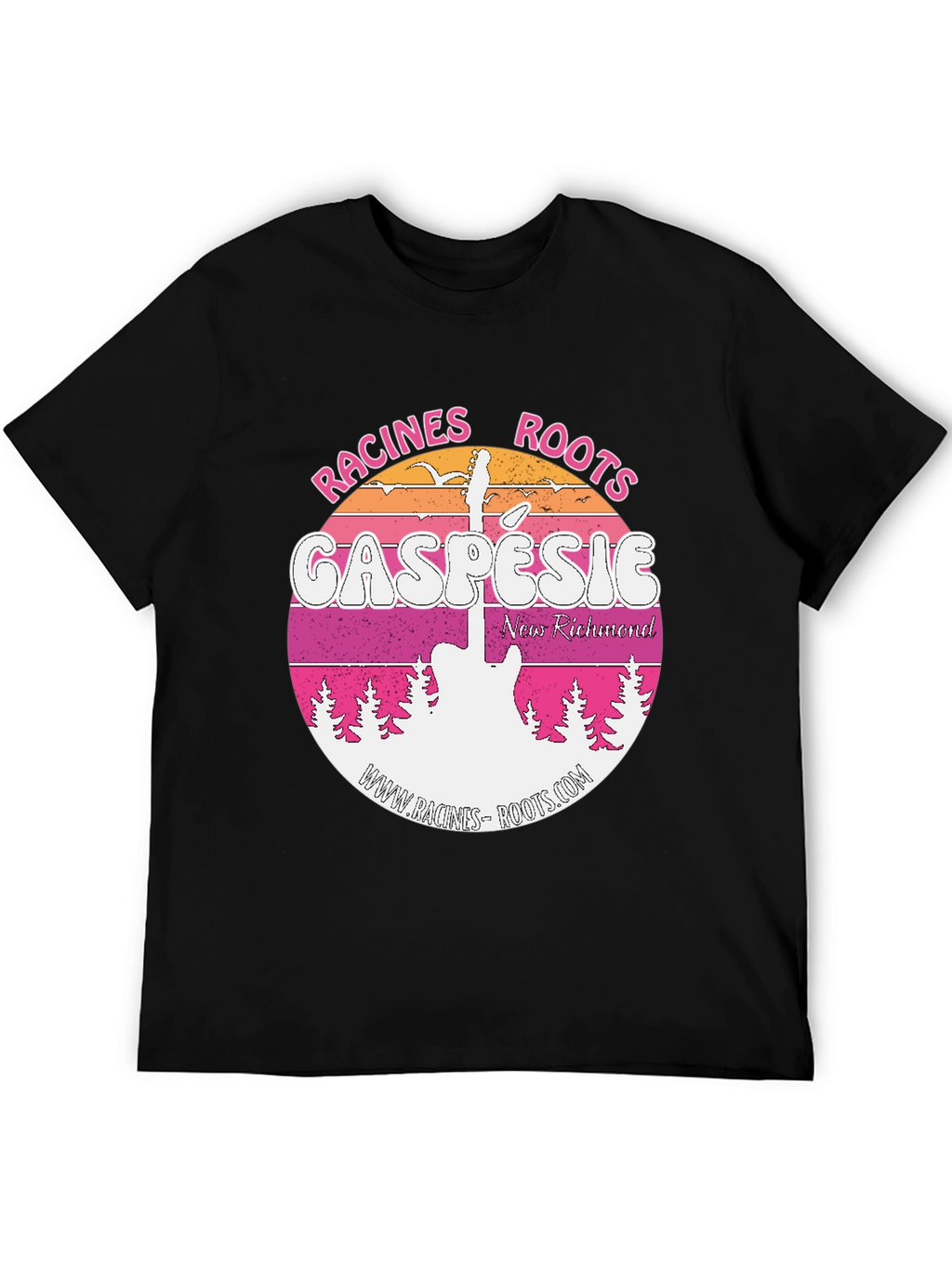Racines Roots Gaspesie Black T-Shirt