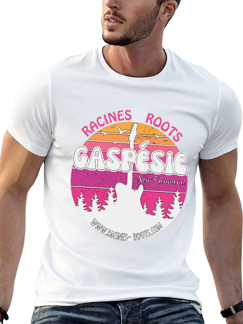 Racines Roots Gaspesie Black T-Shirt