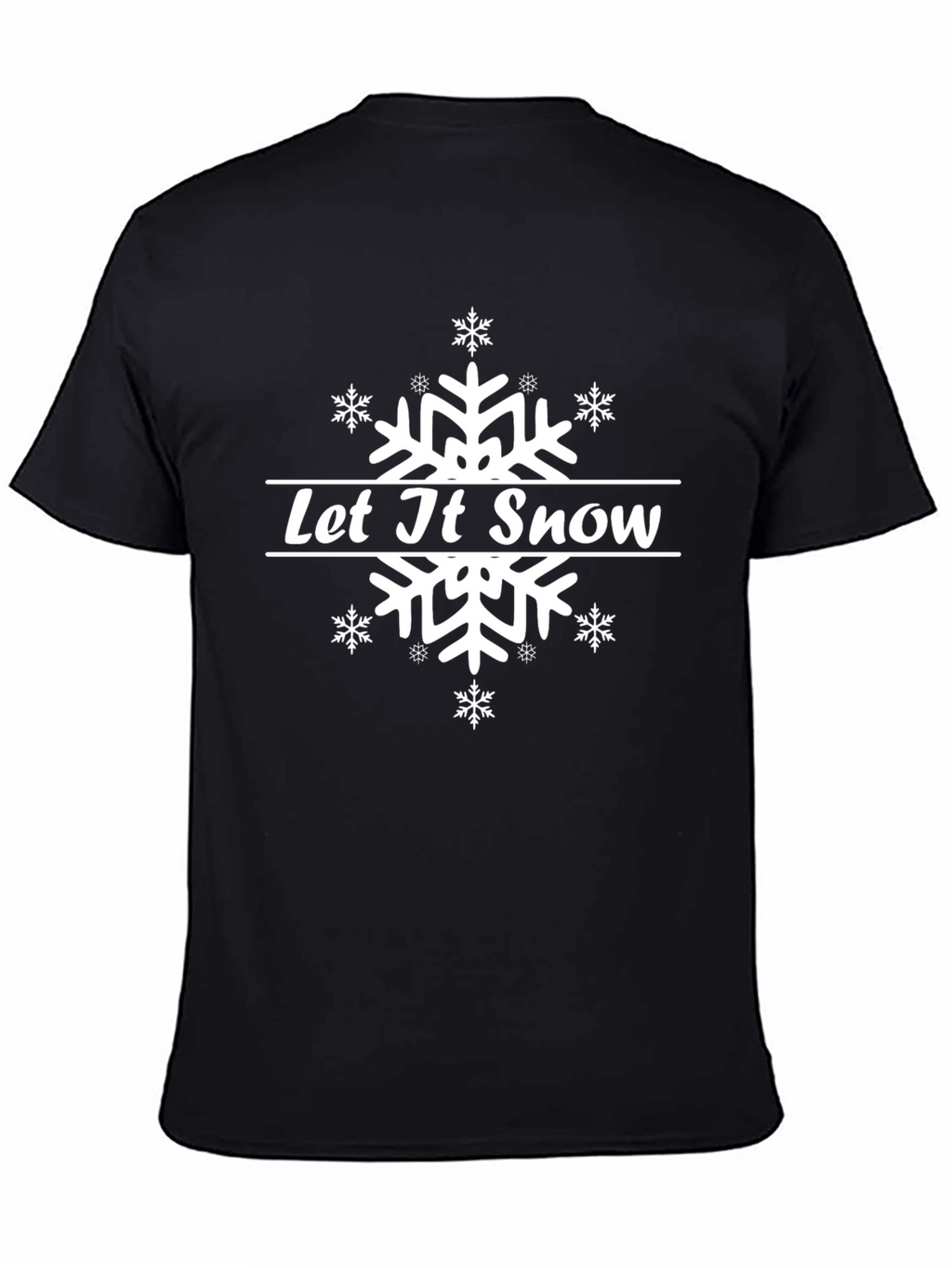 Let it Snow Snowflake T-Shirt - Holiday Winter Tee
