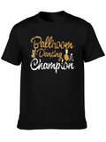Ballroom Dancing Champion Black T-Shirt